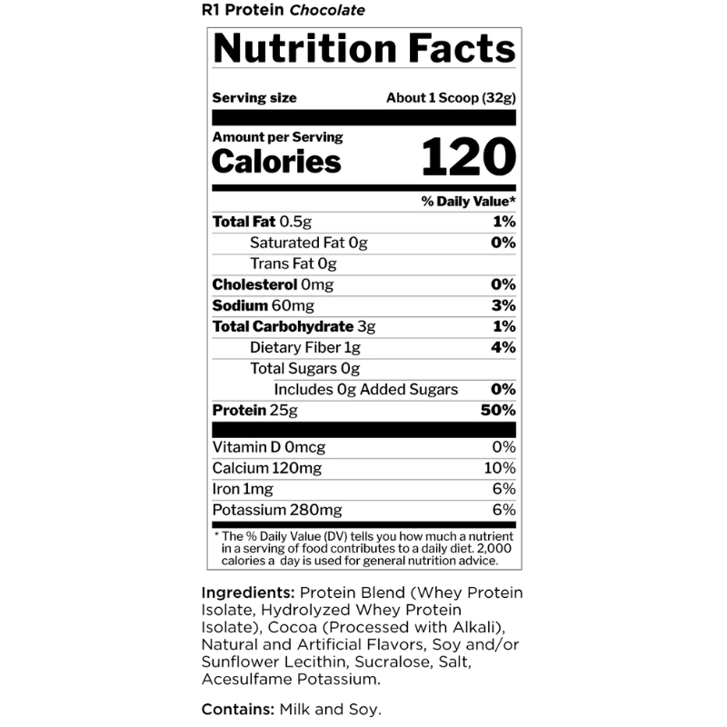 Rule 1 R1 Protein Isolate