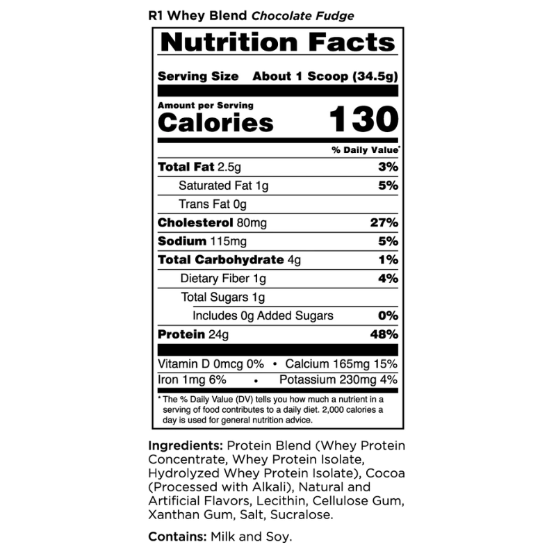 Rule 1 R1 Whey Blend Protein