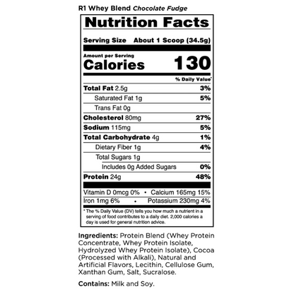 Rule 1 R1 Whey Blend Protein