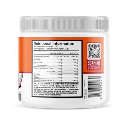 MAX'S Acetyl L-Carnitine
