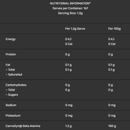 Beta Alanine