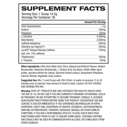 Ryse Loaded Pre Workout